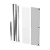 ProfiSNAP Internal Cable Duct, for compartment width 400mm, H17=1650mm