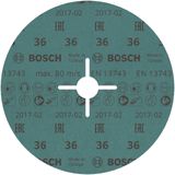 R780 fibre sanding disc, Best for Metal + Inox 180 x 22.23 mm, G36