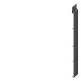 Separation vertical busbar with main busbar - main busbar front D: 400 mm