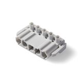 Coupler 5-p plug, grey