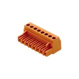 PCB plug-in connector, female plug, 5.08 mm, Number of poles: 3, 180°, Clamping yoke connection, Clamping range, max. : 1.5 mm², Box