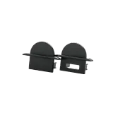 STRIPLINE ENDCOVER ROUND KIT UPOTETTAVAT MUSTA