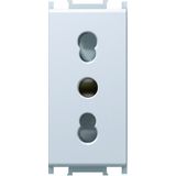 SOCKET ITALIAN P17/11+KS 2P+E 16A 250V~ 1M MW 6218002