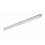Hermetic luminaire HELIOS BIS, for T8 LED single-sided power supply, G13, IP65, AC220-240V, 1x120cm, ABS/PS