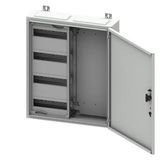 ALPHA 160 DIN wall mounted board with mounting plate for Multimedia-devices RAL 9016, IP31, SK2,