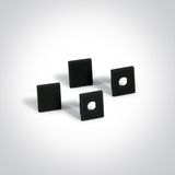 BLACK TRIMLESS PROFILE 2m FOR 10mm STRIPS + BLACK PC DIFFUSER