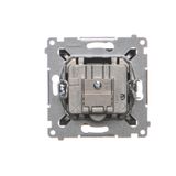 HDMI socket + computer socket RJ45 cat.6, module, graphite mat