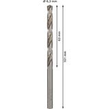 Metal drill bits HSS-G, DIN 338 6,3 x 63 x 101 mm 10 pcs.
