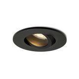 GALO R recessed black 230V LED GU10 9W IP65