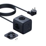 Baseus EnerFill FA11 Cube Power Strip 3AC+1U+1C 67W 1.5m EU Cosmic Black