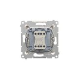 HDMI double socket, module, graphite mat, HDMI Standard: HDMI 2.1