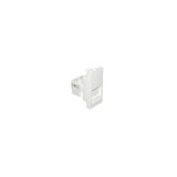 MODULE W/1 RJ11 CAT3 CONNECTOR-1MOD MATTE BK