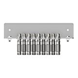 Earthing angles, 9 connectors,acc. to EN 60728-11,QEW 9-09S