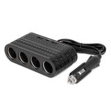 Quadruple extension socket charger 2x USB A 1x USB C 12/24V 120W 80cm AMIO-04367