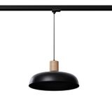 HANGING LAMP 3 PHASE INDY BLACK E27