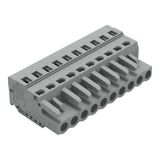 1-conductor female connector CAGE CLAMP® 2.5 mm² gray