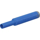 4 mm socket, crimp connection, 1.0 mm², mounting Ø 9.6 mm, CAT II/CAT III, blue, 66.2053-23