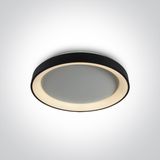 62130L/B/V BLACK PLAFO LED 30W CCTV IP20 230V DIMMABLE
