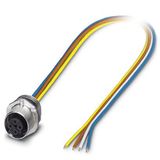 SACC-E-FSD-4P-M16/0,5 SCO GN - Device connector front mounting