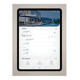 Closed holder for Samsung Galaxy Tab A9+ 11"; White matt