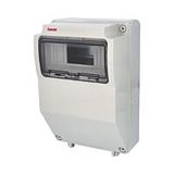 FLATBOX ACQUA Combi 3958, 9TE, 330x215x155mm, transparent door, IP65