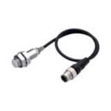 Proximity sensor, inductive, Fluororesin coating (base material: brass), M12, shielded, 6 mm, DC, 3-wire, PNP NO, IO-Link COM2, M12 pigtail Smartclick connector, 0.3 m E2EQ7198C