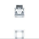 P-INF Q100H 1000-930 LDO SM WH - LED ceiling-recessed luminaire