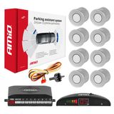 Parking sensor 8 LED silver