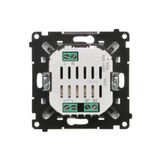 SOON ON SALE, single socket outlet with earthing for IP44 version with frame seal, without shutters, Push In system, (module), Simon 24, IP44, 16A, champagne matt