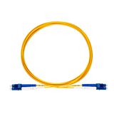 Patch cable OS2, yellow, 2m - LC-Duplex Fibre optic patch cord 5m LC-D/LC-D OS2 ge 2m