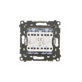 Double frame, metal, inox dark