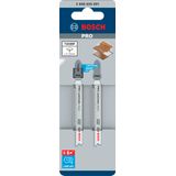PRO Laminate clean T101BIF Jigsaw Blade, 83 mm, 2 pcs.