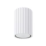 SURFACE-MOUNTED TUBE WHITE CARBON SERIES FOR GU10 FOR LIVING ROOM 10CM
