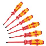 167 i/6 Schroevendraaierset Kraftform Plus Serie 100, 6-delig