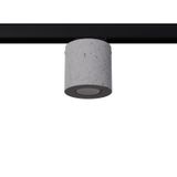 3-PHASE RAIL CEILING LAMP ORBIS CONCRETE GU10 BLACK