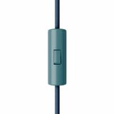 Rewireable cylindrical single pole rocker switch with earth terminal