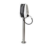 Mounting pole 2x i-CHARGE CION socket type, stainless steel