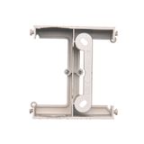 Single button for switches and push buttons, satin, metallized