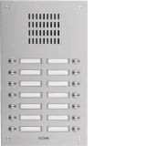 ELCO TVG-14/2 flush-mounted door station 14 buttons ESTA stainless steel 2-row