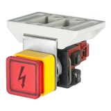 Single-phase flashing safety device with 24V red led,  AC/DC, 1 N.C.