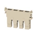 Z-series, Plug housing, 5.15 mm, dark beige, dark beige, Direct mounting