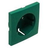 COVER PLATE F/EARTH SOCKET (SKO TYPE) GREEN