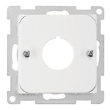 Central plate for command and signaling devices, 22,5 mm, w