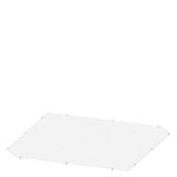 Floor plate for corner cubicle, IP55, D: 800 mm