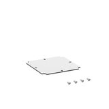 Mounting plate, light grey
