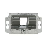 3-fold mounting adapter, for universal modules, for parapet duct/underfloor, for Rutenbeck central pieces/cover plates