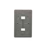 Intermediate switch, (module), 10AX, quick connection, anthracite, metalic