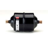 Hermetic filter drier, DCL, 30 cu.in., Steel Cu-plated