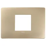 PlanaUp 2Mcentr. cover plate, champagne
