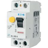 PF7-25/2/01 Residual current circuit breaker (RCCB), 25A, 2 p, 100mA, type AC